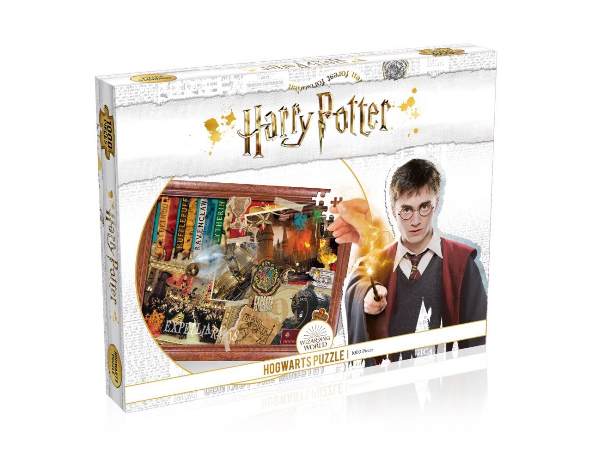 Winning Moves: Puzzle - Harry Potter Hogwarts (1000pcs) (WM00371-ML1)