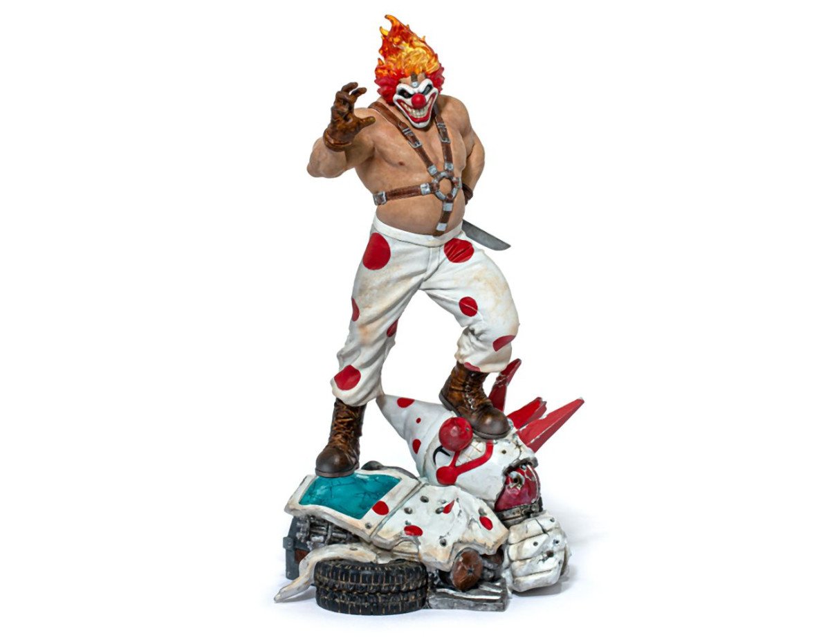 Iron Studios Twisted Metal - Sweet Tooth Needles Kane Art Scale Statue (1/10) (SOGAME46021-10)