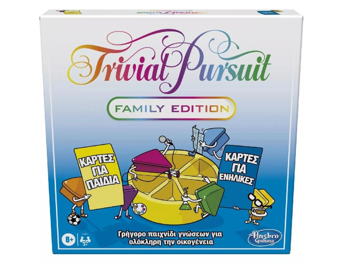 Hasbro Trivial Pursuit Family Edition - Επιτραπέζιο (Greek Language) (E1921)