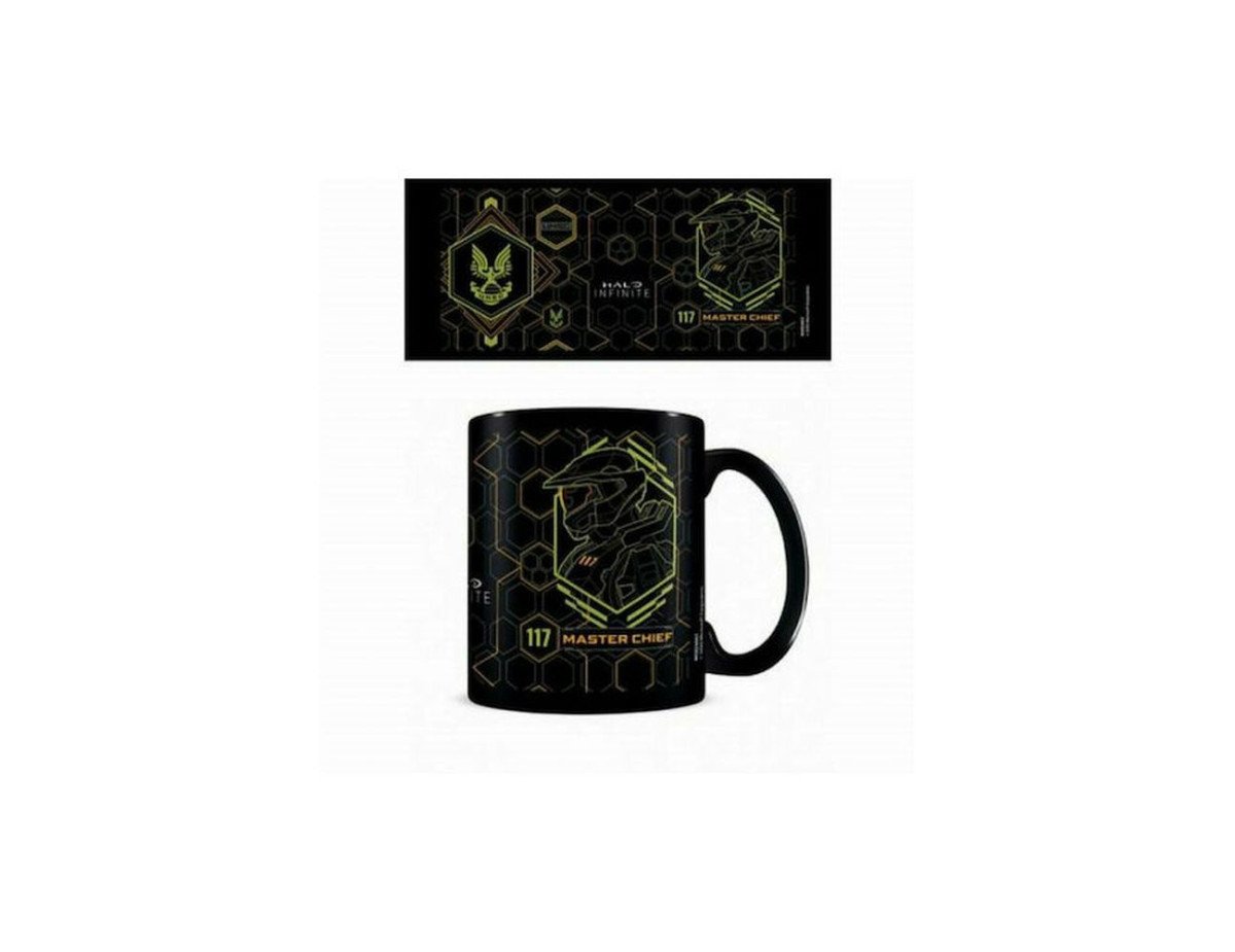 Pyramid Halo Infinite - Master Chief Tech Black Mug (310ml) (MGB26002C)