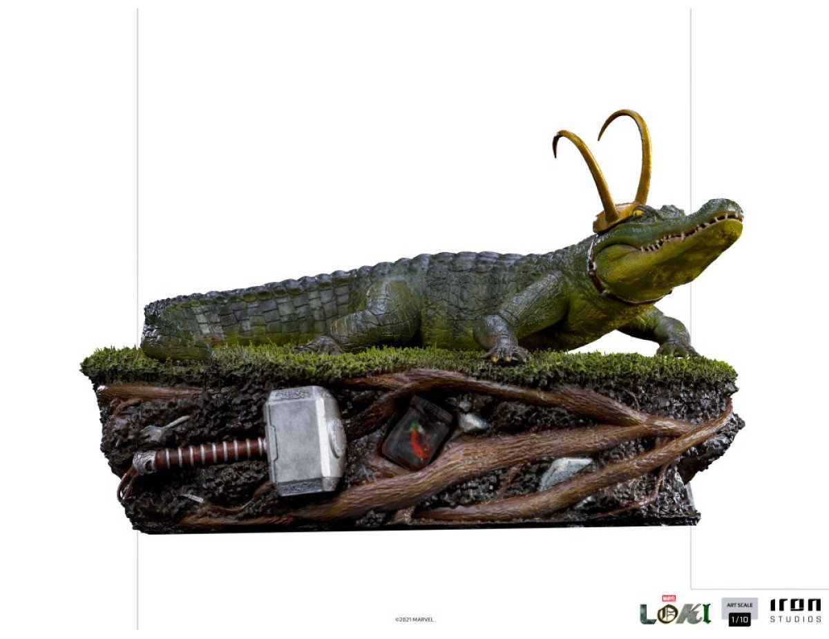 Iron Studios Loki  - Alligator Loki Art Scale Statue (1/10) (MARCAS57121-10)