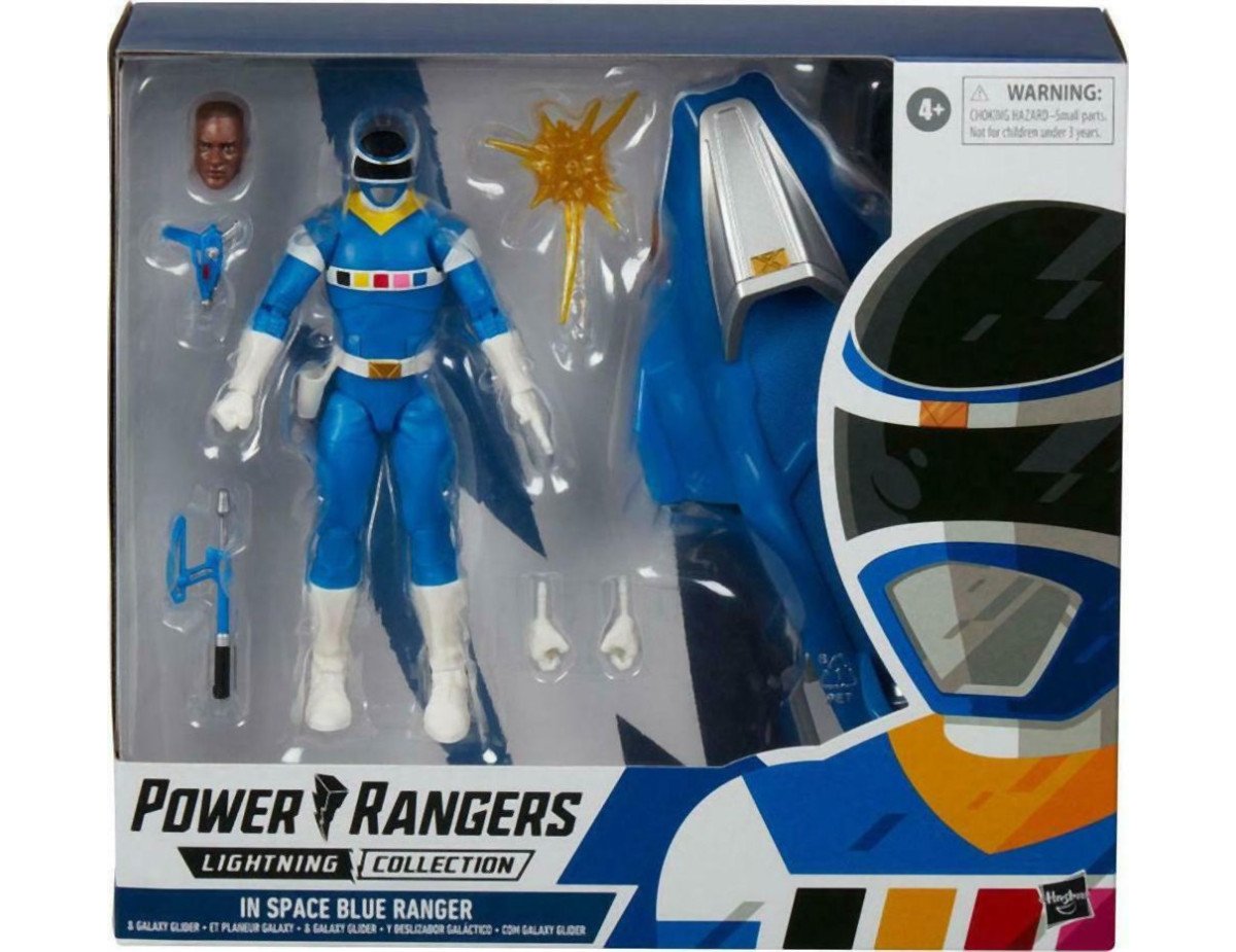 Hasbro Fans - Power Rangers: Lightning Collection - In Space Blue Ranger  Galaxy Glider Deluxe Action Figure (Excl.) (F5398)