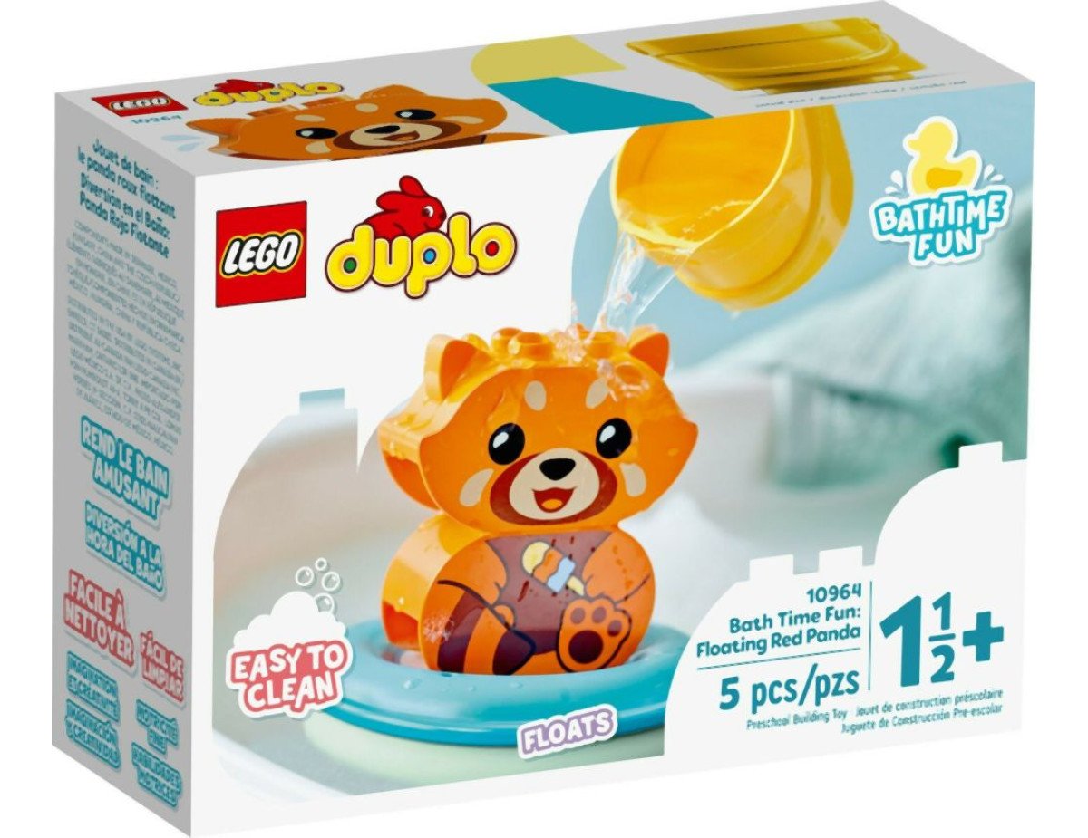 LEGO® DUPLO® My First: Bath Time Fun: Floating Red Panda (10964)