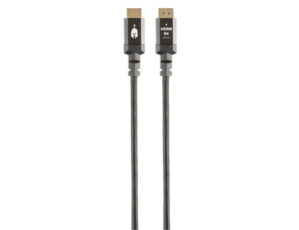 Spartan Gear - HDMI 2.1 Cable (length: 1,5m - Aluminum with gold plated plugs)