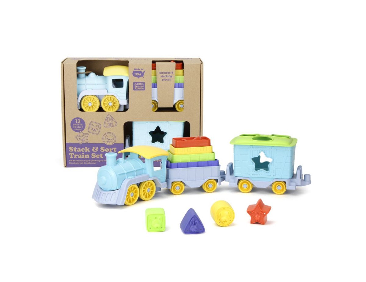 Green Toys: Stack  Sort Train (TNSS-1460)