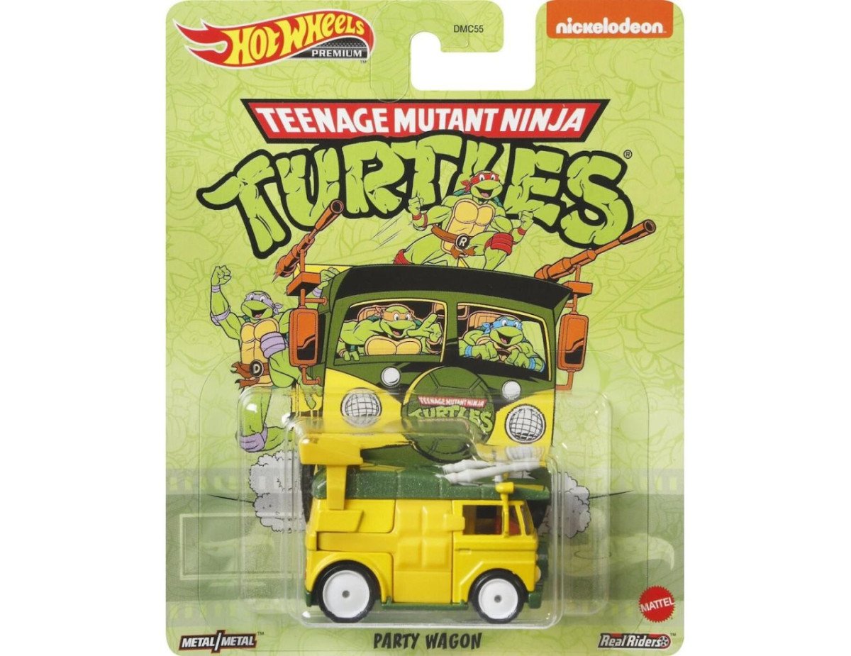 Mattel Hot Wheels Premium: Teenage Mutant Ninja Turtles - Party Wagon (GJR50)