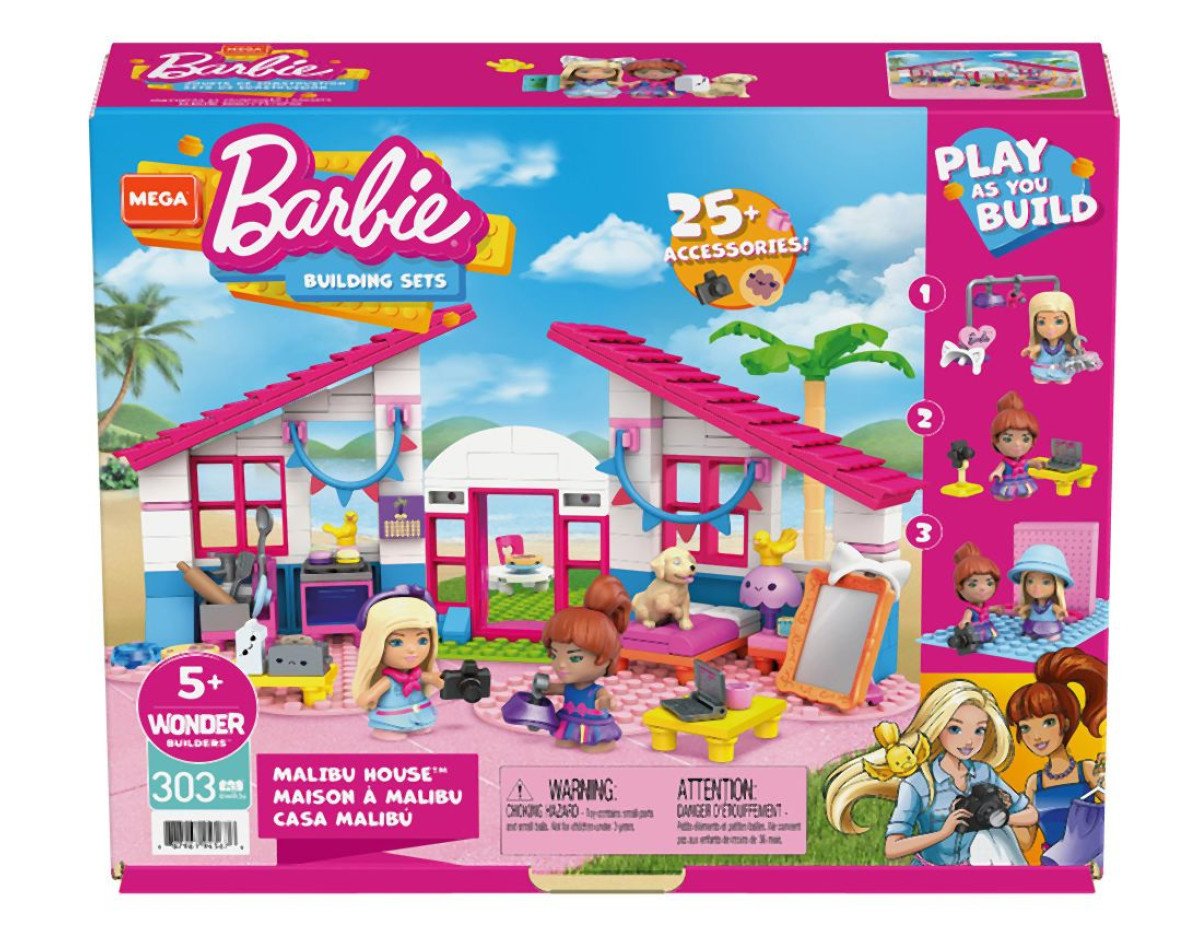 Mattel Mega Barbie: Building Sets - Malibu House (GWR34)