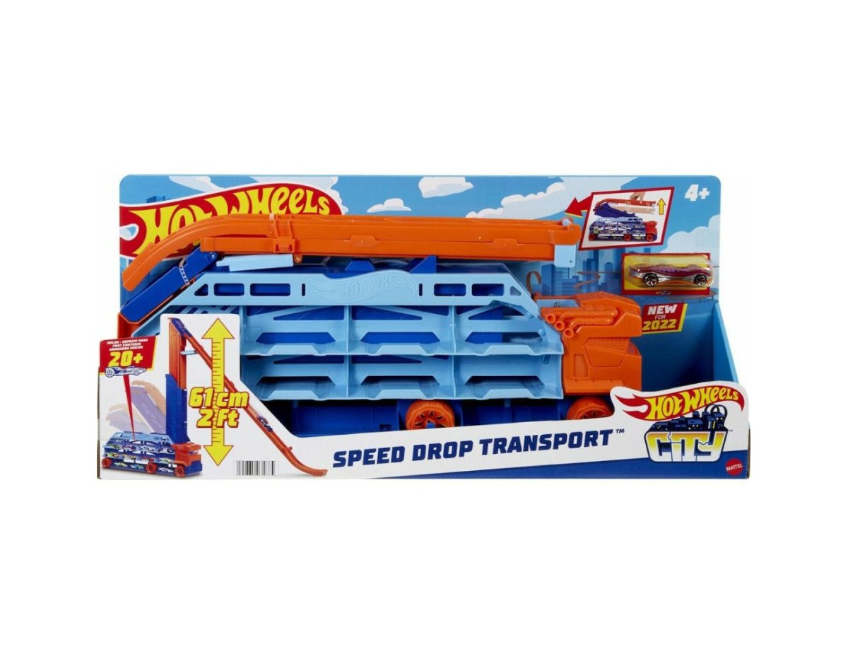 Mattel Hot Wheels City - Speed Drop Transport (HDY92)