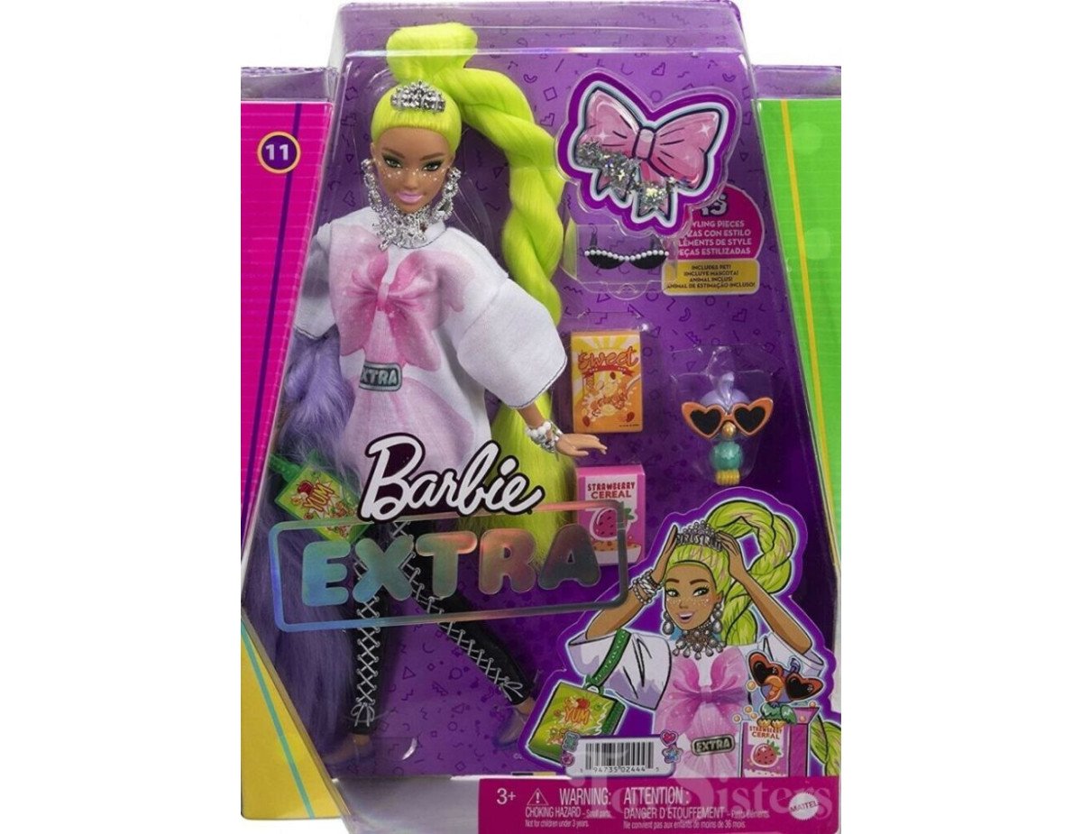 Mattel Barbie Extra - Neon Green Hair (HDJ44)