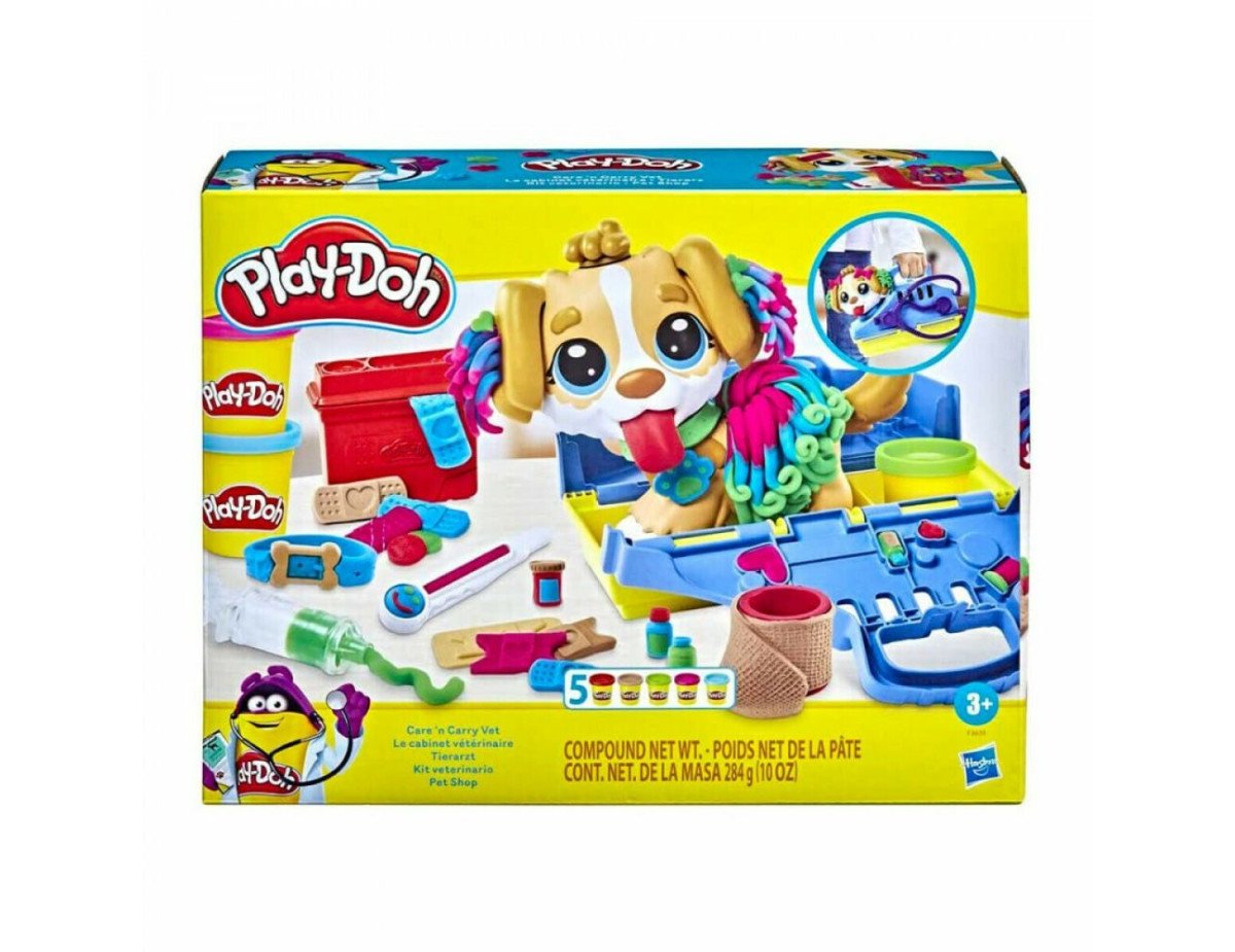 Hasbro Play-Doh Care n Carry Vet Playset (F3639)