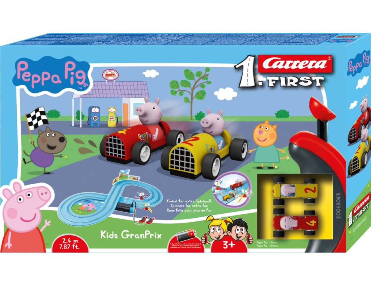 Carrera Slot 1.First: Peppa Pig - Kids GranPrix - 1:50 (20063043)