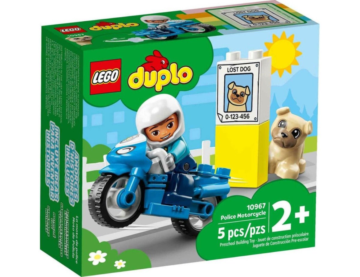 LEGO® DUPLO® Town: Police Motorcycle (10967)