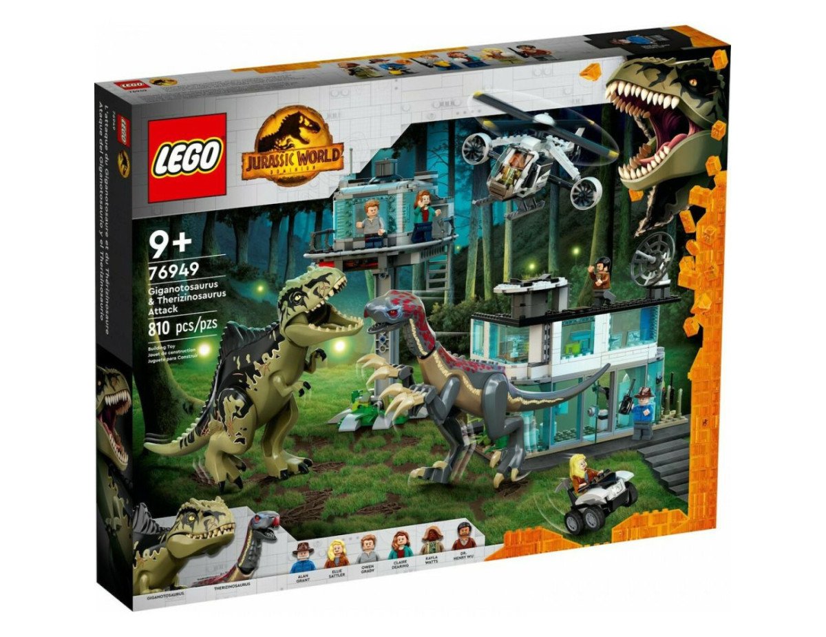 LEGO® Jurassic World Dominion: Giganotosaurus  Therizinosaurus Attack (76949)