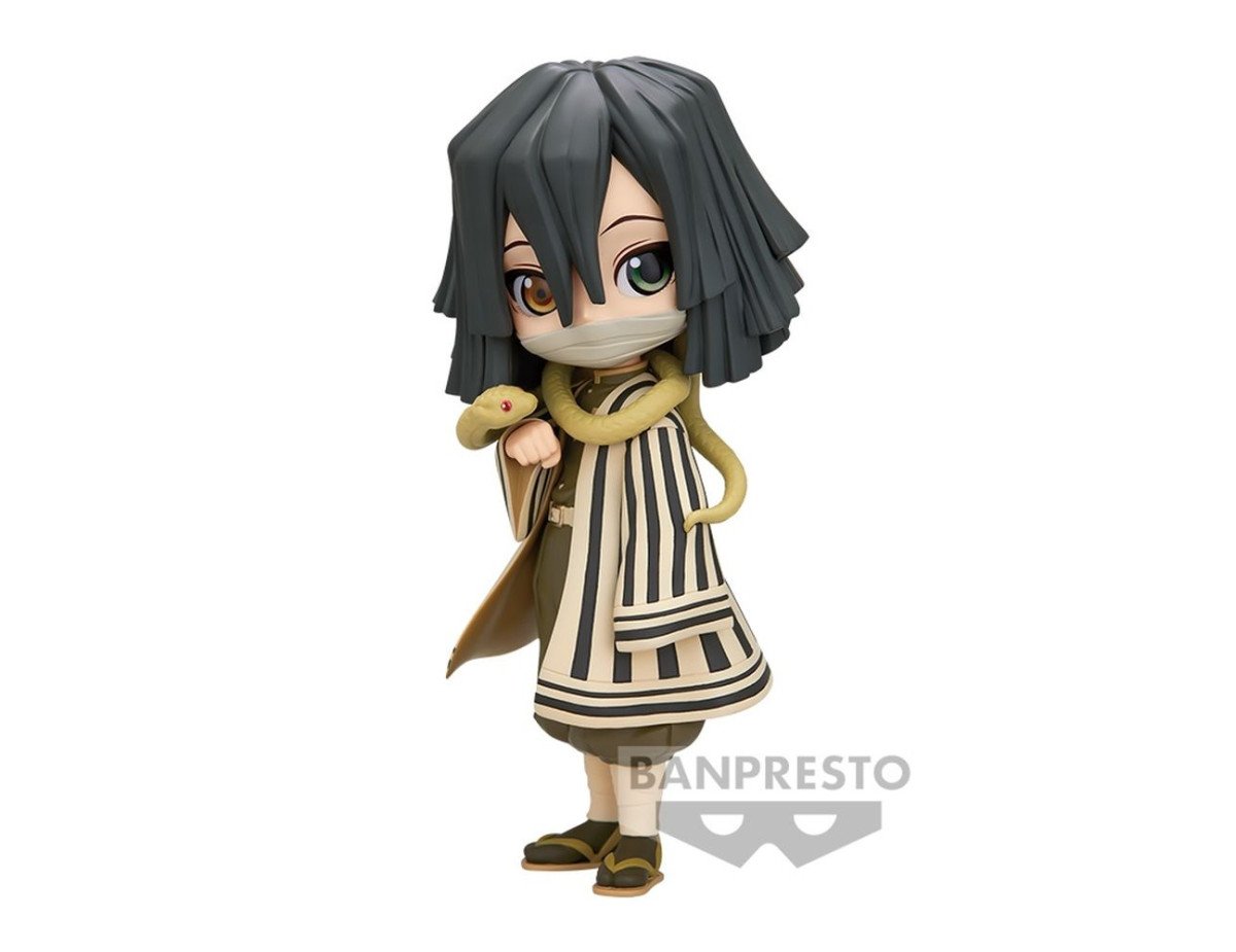 Banpresto Q Posket: Demon Slayer: Kimetsu No Yaiba - Obanai Iguro (Ver.B) Figure (14cm) (18833)