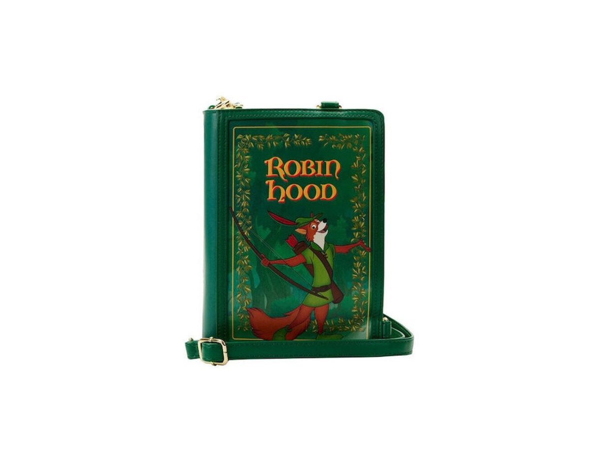 Loungefly Disney: Classic Book - Robin Hood Convertible Crossbody Bag (WDTB2672)