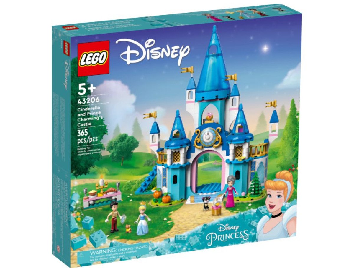 LEGO® Disney Princess™: Cinderella and Prince Charmings Castle (43206)