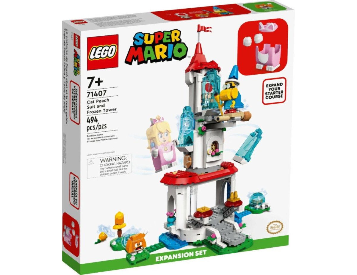 LEGO® Nintendo Super Mario™: Cat Peach Suit and Frozen Tower (Expansion Set) (71407)