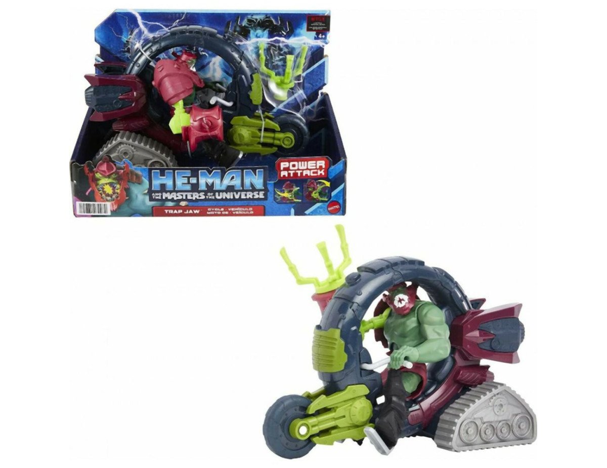 Mattel He-Man and the Masters of the Universe: Power Attack - Trap Jaw Cycle (HDT10)