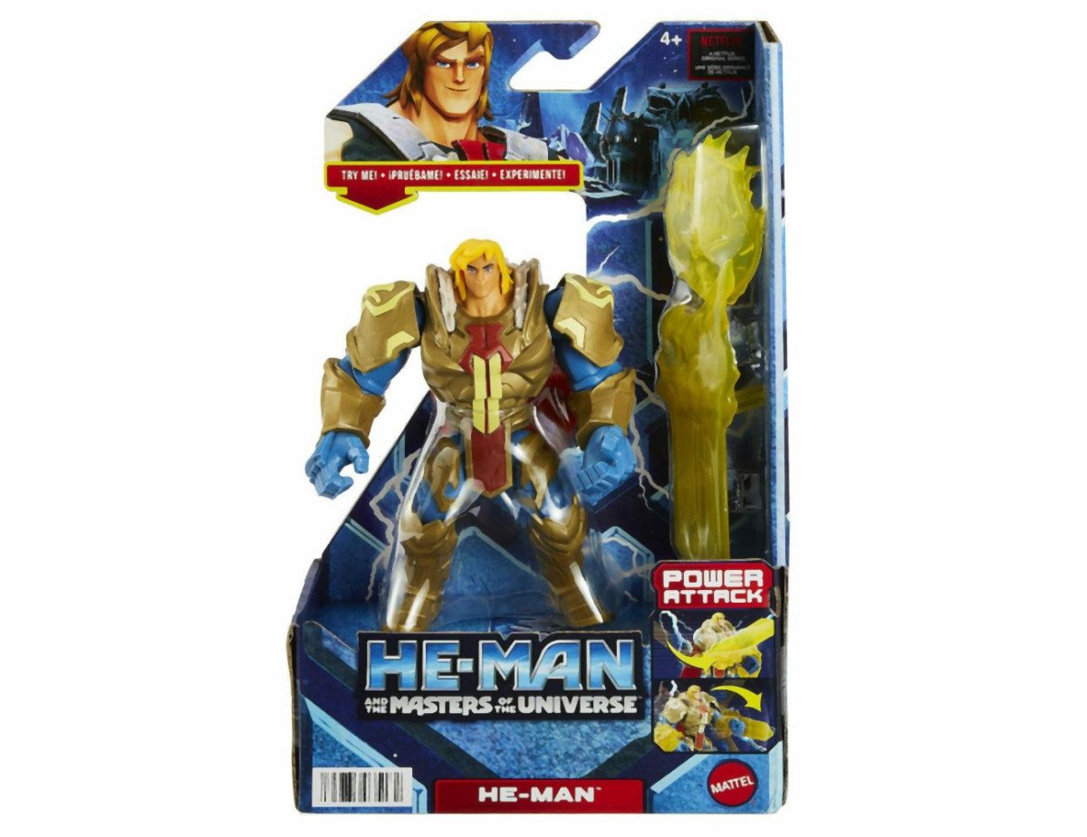 Mattel He-Man and the Masters of the Universe: Power Attack - He-Man Action Figure (HDY37)