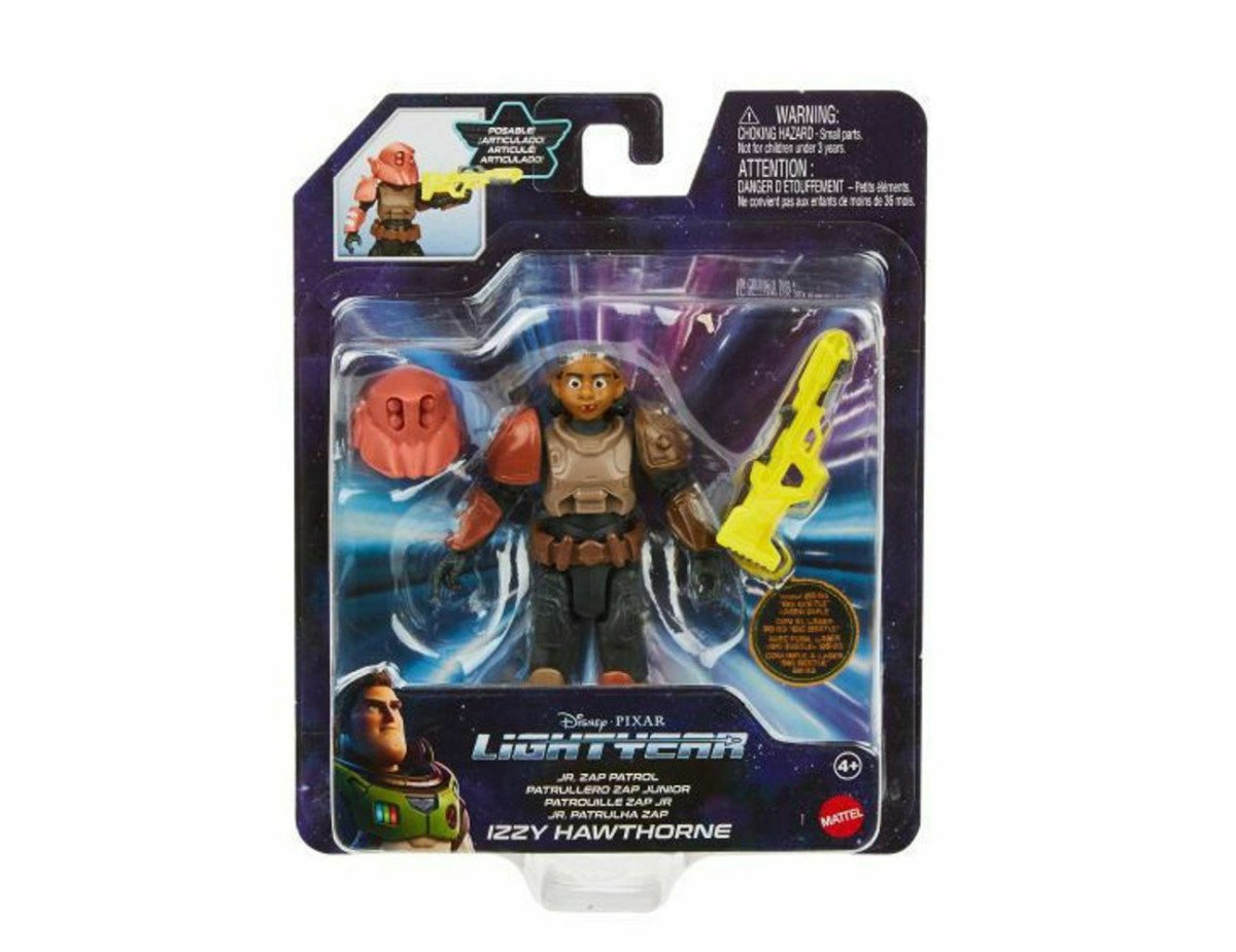 Mattel Disney Pixar Lightyear: Izzy Hawthorne JR. Zap Patrol Action Figure (HHJ82)