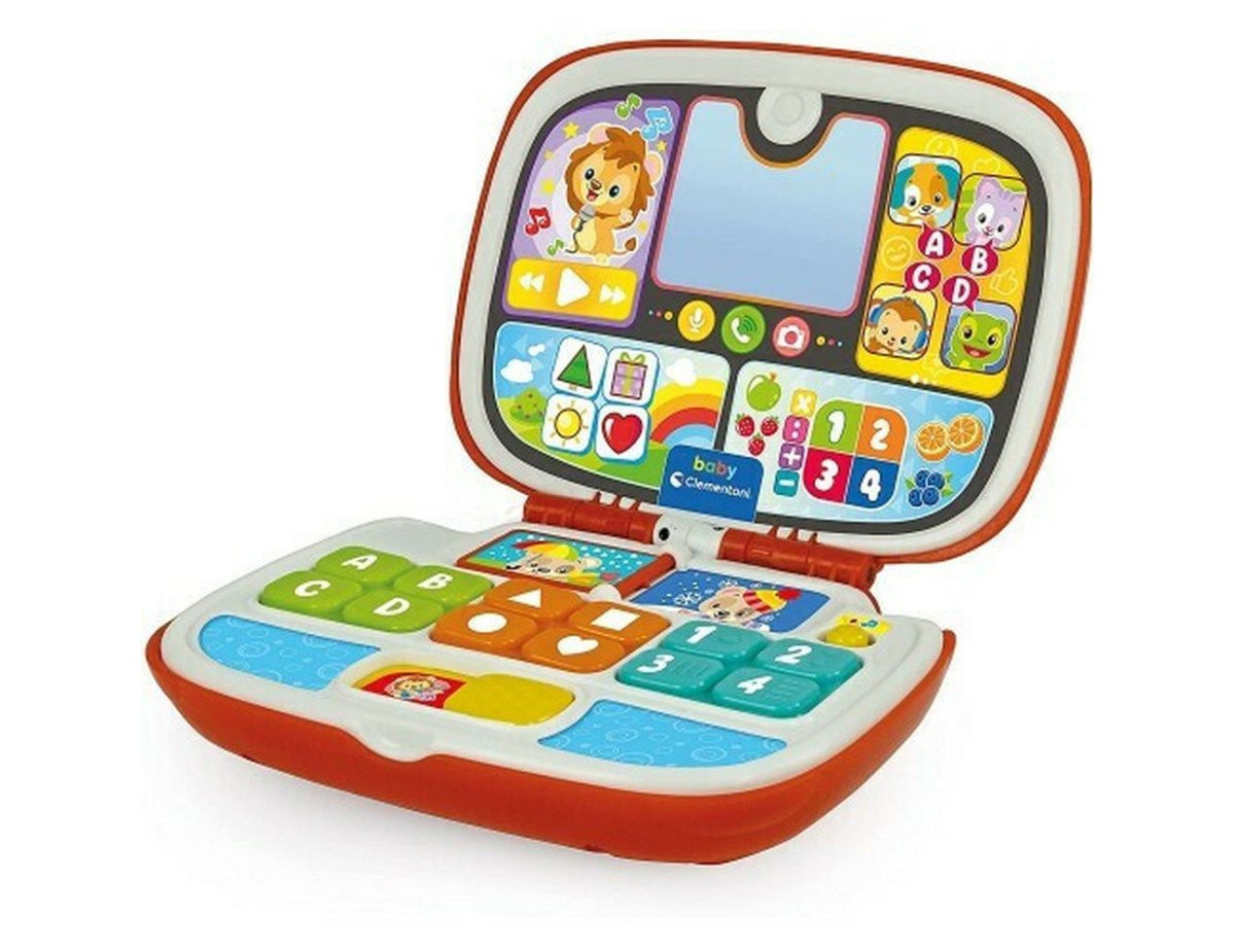 AS Baby Clementoni Βρεφικό Παιχνίδι Baby Laptop (Μιλάει Ελληνικά) (1000-63375)