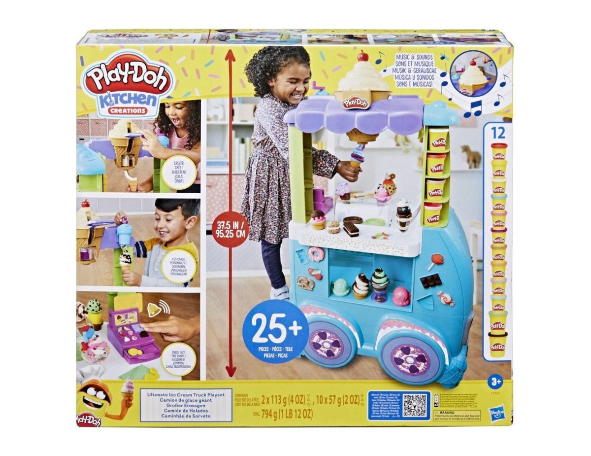 Hasbro Play-Doh: Kitchen Creations - Ultimate Ice Cream Truck Playset (F1039)