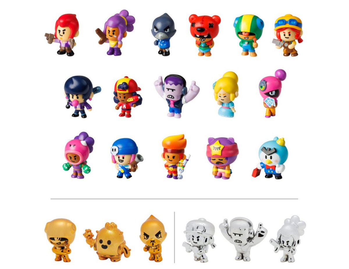 P.M.I. Brawl Stars Collectible Figures - 2 Pack (S1) (Random) (BRW2015)