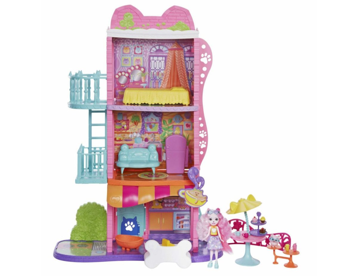 Mattel Enchantimals: City Tails - Town House  Cafe Playset (HHC18)