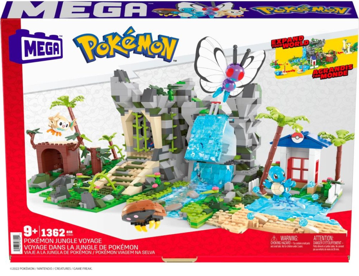 Mattel Mega Pokemon Adventure Builder: Pokemon Jungle Voyage (HHN61)