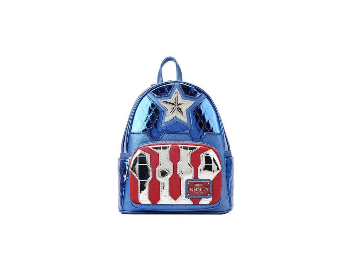 Loungefly Marvel: Captain America - Shine Cosplay Mini Backpack (MVBK0276)