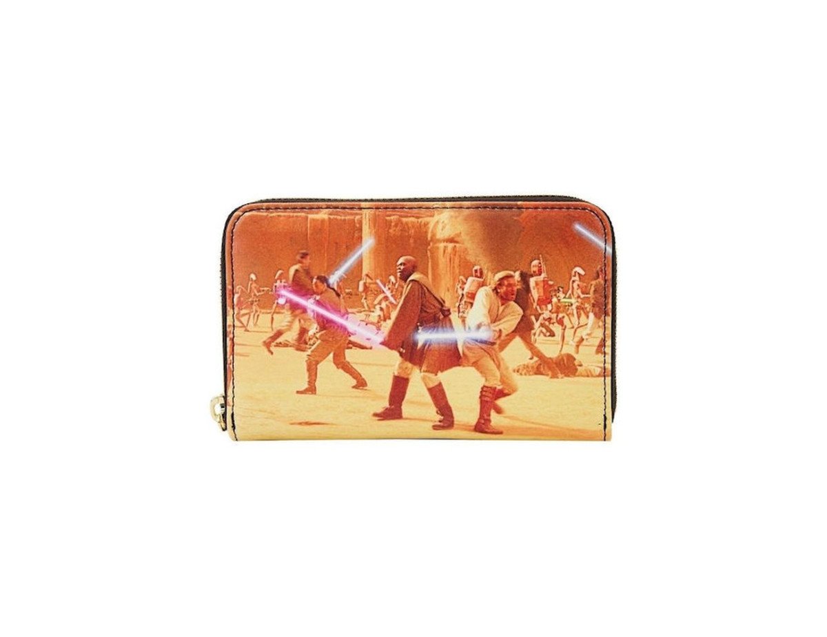 Loungefly Disney Star Wars - Episode Two Attack of the Clones Scene Zip Around Wallet (STWA0238)