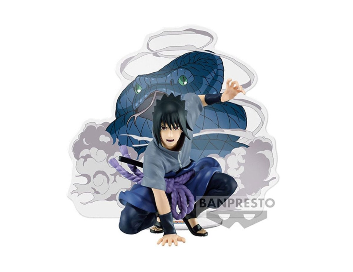 Banpresto Panel Spectacle: Naruto Shippuden - Sasuke Uchiha Statue (9cm) (88033)