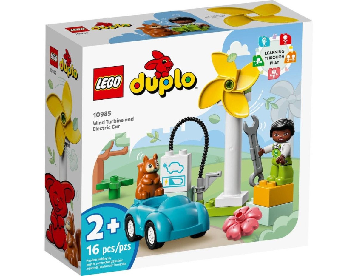 LEGO® DUPLO® Town: Wind Turbine and Electric Car (10985)