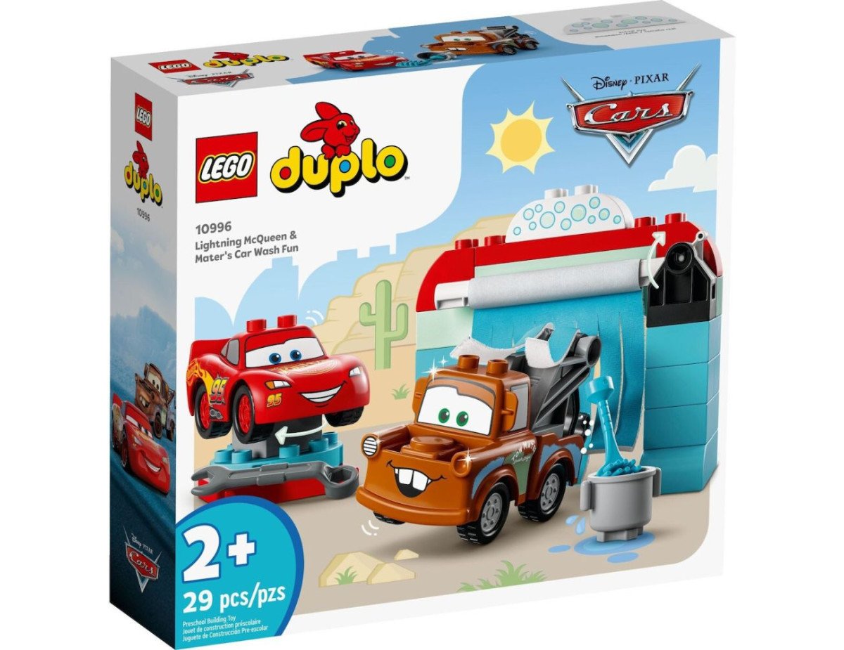 LEGO® DUPLO®: Disney and Pixar’s Cars Lightning McQueen  Mater’s Car Wash Fun (10996)