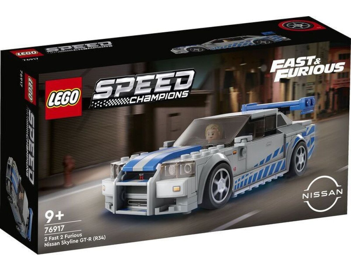 LEGO® Speed Champions: 2 Fast 2 Furious Nissan Skyline GT-R (R34) (76917)