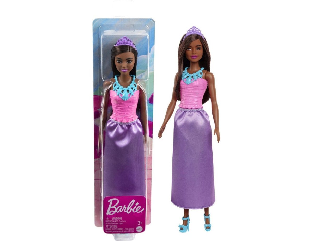 Mattel Barbie: Dreamtopia - Purple Dress Dark Skin Doll (HGR02)