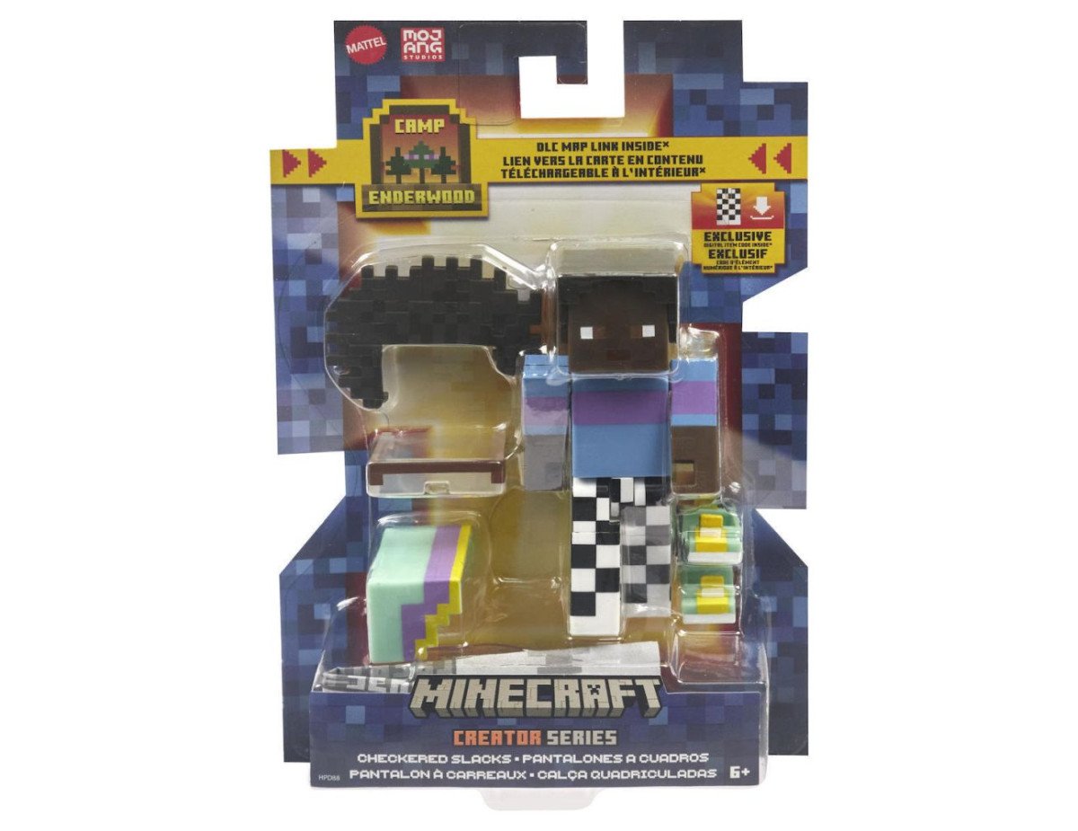 Mattel Minecraft: Creator Series - Checkered Slacks (8cm) (HPD88)