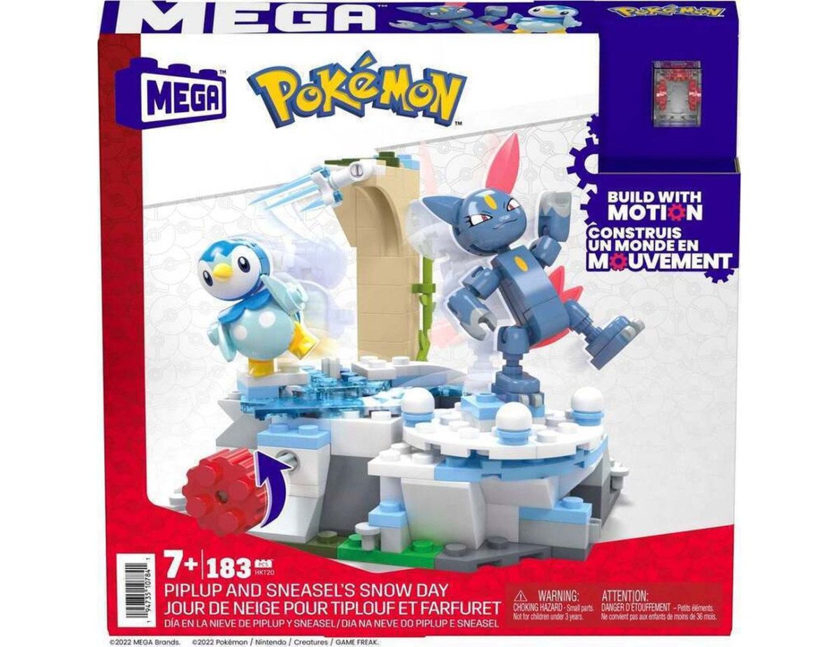 Mattel Mega Pokémon - Piplup and Sneasels Snow Day (HKT20)