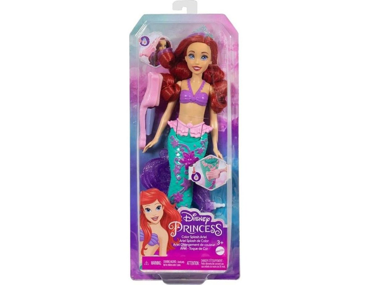 Mattel Disney: Barbie Princess - Color Splash Ariel Mermaid Doll (HLW00)