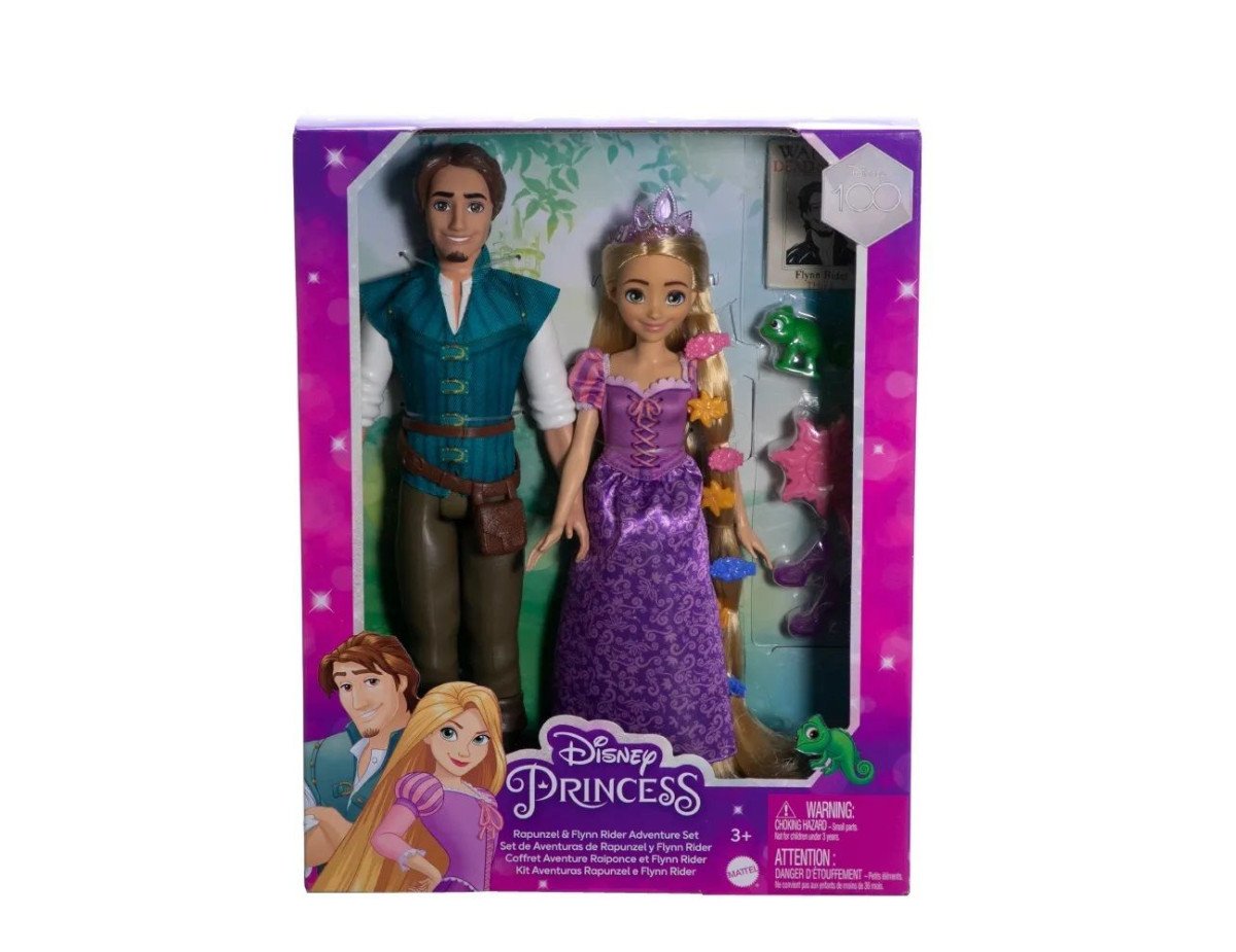 Mattel Disney Princess - Rapunzel  Flynn Rider Adventure Set (HLW39)