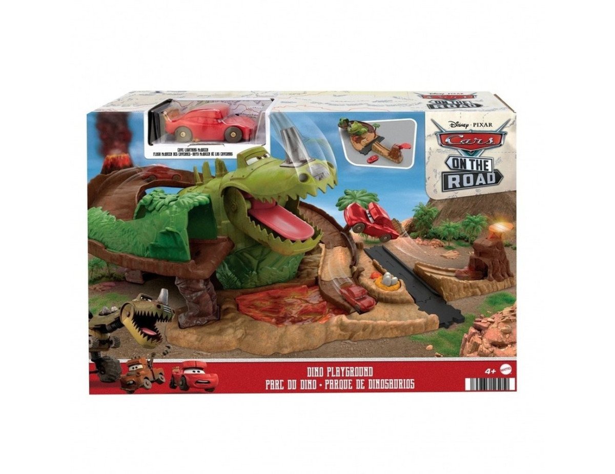 Mattel Disney: Cars On The Road - Dino Playground with Cave Lightning McQueen (HMD74)