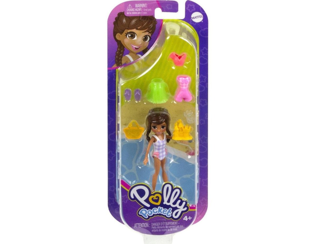 Mattel Polly Pocket - Beach Fashion Doll (HKV86)