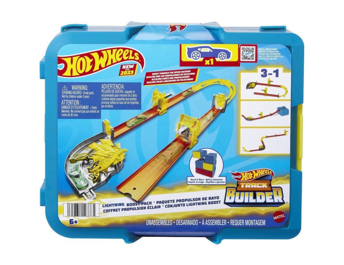 Mattel Hot Wheels Track Builder - Lightning Boost Pack (HMC03)