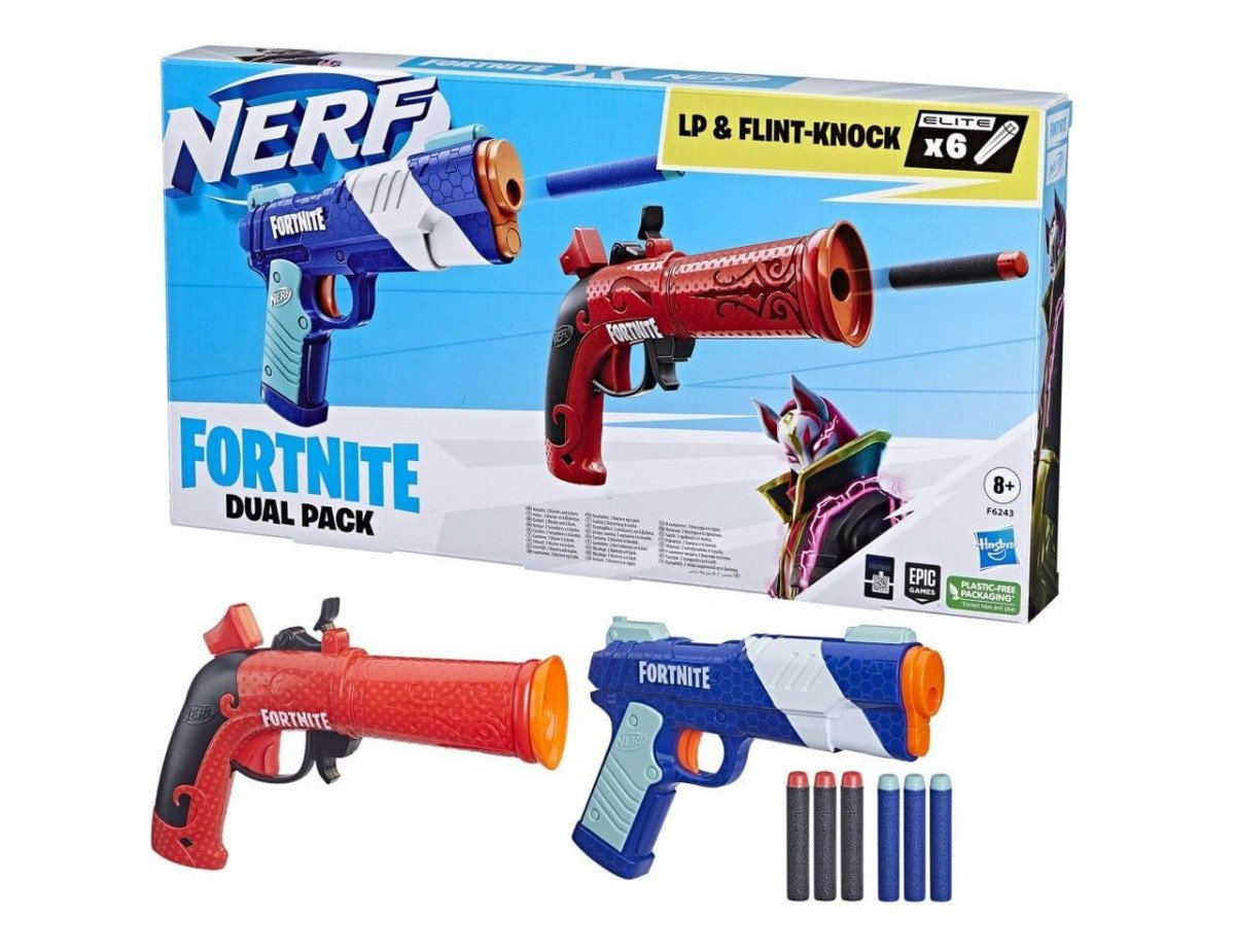 Hasbro Nerf: Fortnite Dual Pack - LP  Flint-Knock (F6243)