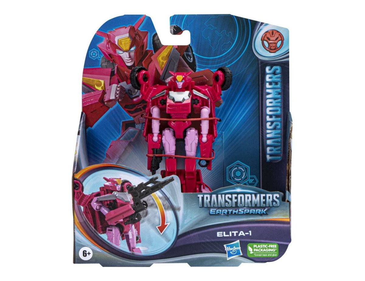 Hasbro Transformers: Earthspark Warrior Class - Elita-1 Action Figure (F6725)