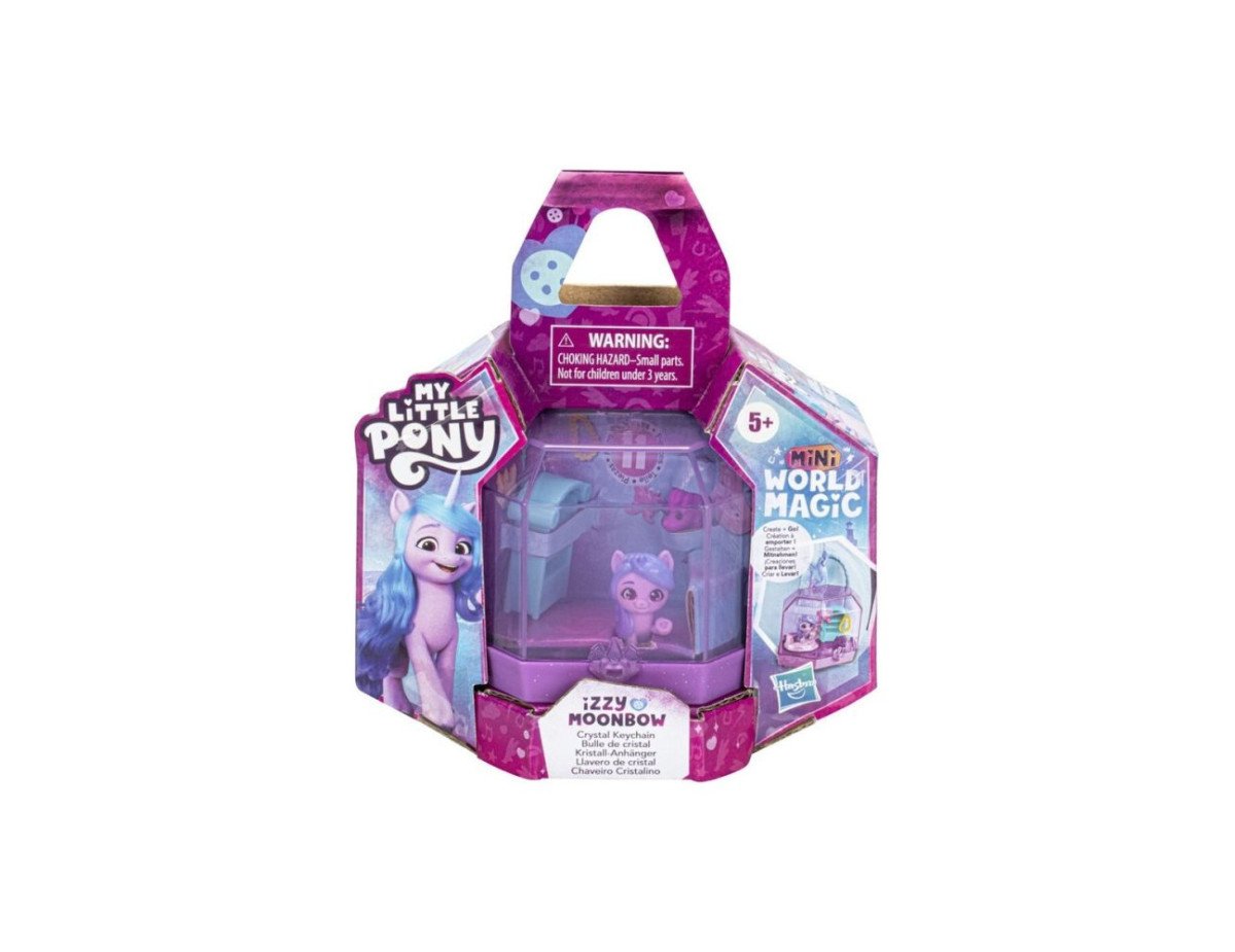 Hasbro My Little Pony: Mini World Magic - Izzy Moonbow Crystal Keychain (F5244)