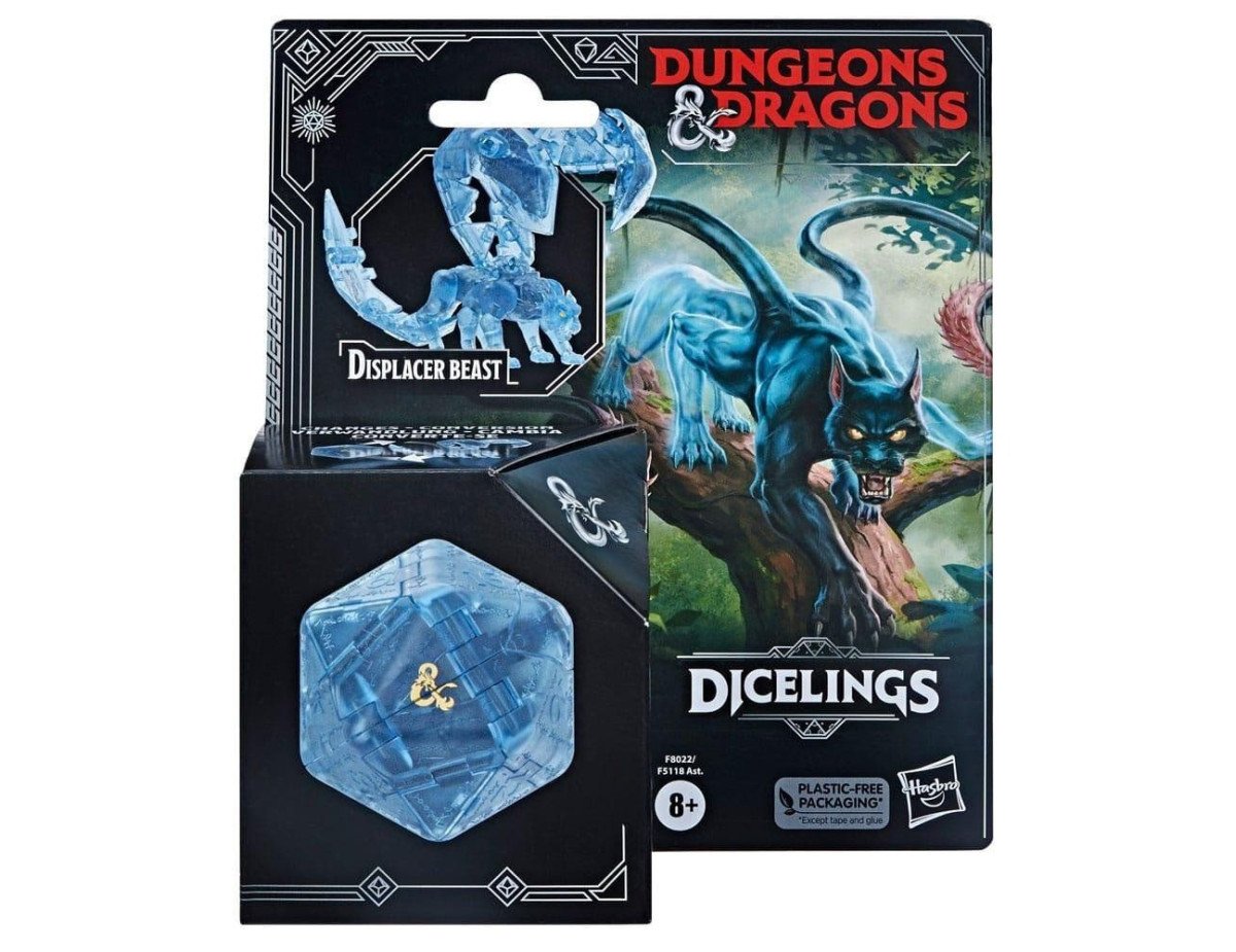 Hasbro Fans - Dungeons  Dragons: Dicelings - Collectible Blue Displacer Beast (Excl.) (F8022)