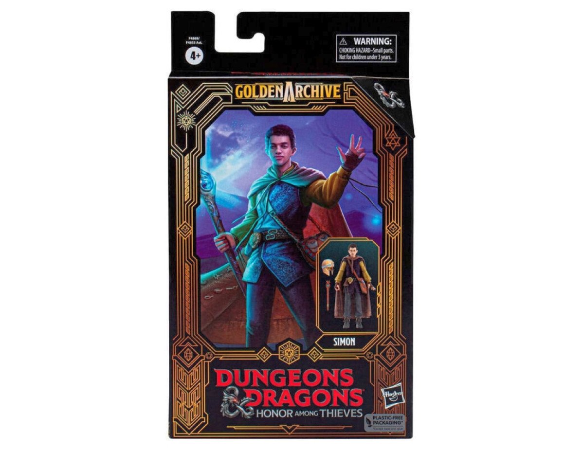 Hasbro Fans - Dungeons  Dragons Honor Among Thieves: Golden Archive Action Figure - Simon (F4869)