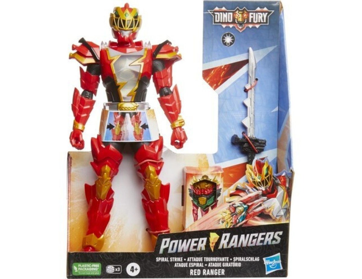 Hasbro Power Rangers: Dino Fury - Red Ranger Spiral Strike (F5718)