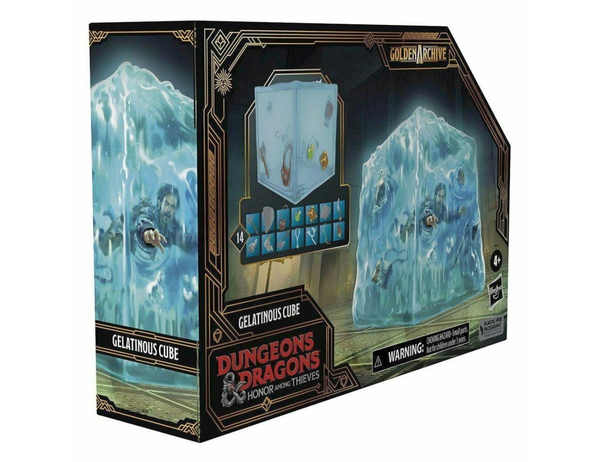 Hasbro Fans - Dungeons  Dragons Honor Among Thieves: Golden Archive - Gelatinous Cube Figure (20cm) (F6370)